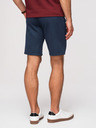 Ombre Clothing Pánske štruktúrované šortky REGULAR FIT - tmavo modré V3 OM-SRSK-0124 Ombre Clothing