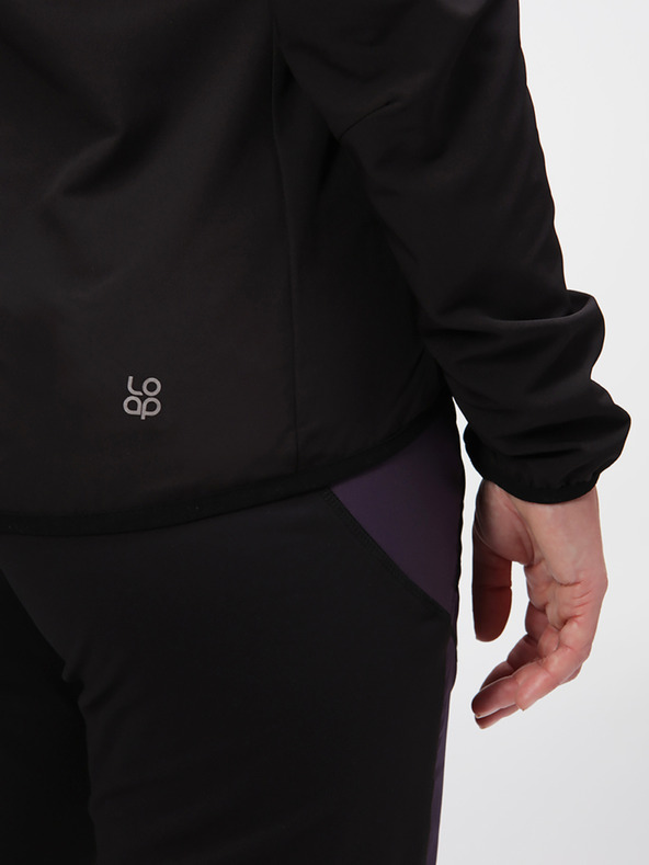 Loap Dámska bunda LOAP URLEA Čierna/Šedá