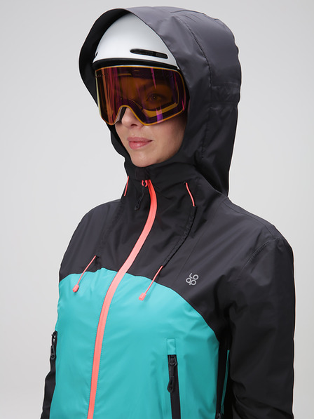 Loap Dámska lyžiarska bunda LOAP FALOMA Šedá/Zelená