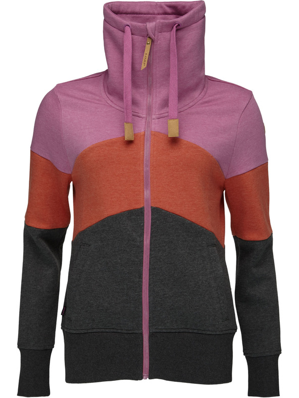 Loap Dámska mikina LOAP EBVETA Ružová/Tmavo šedá