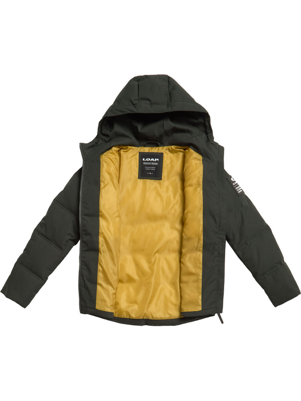 Loap Dámsky kabát LOAP NATALA Tmavo zelená