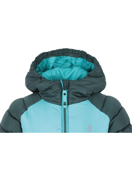 Loap Detská bunda LOAP INSUM Tmavo zelená/Tmavo zelená