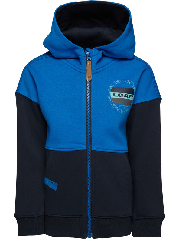 Loap Detská mikina LOAP DIZAR Modrá/Tmavo modrá