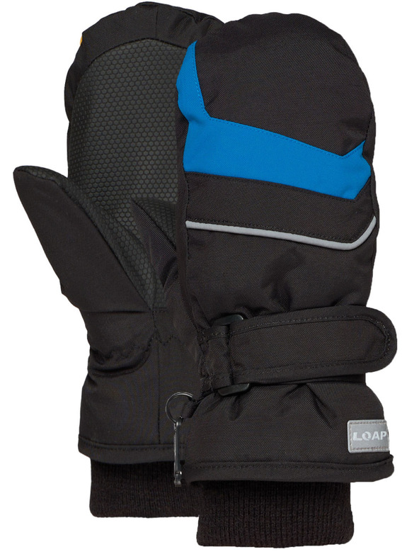 Loap Detské rukavice LOAP RUN Čierna/Modrá