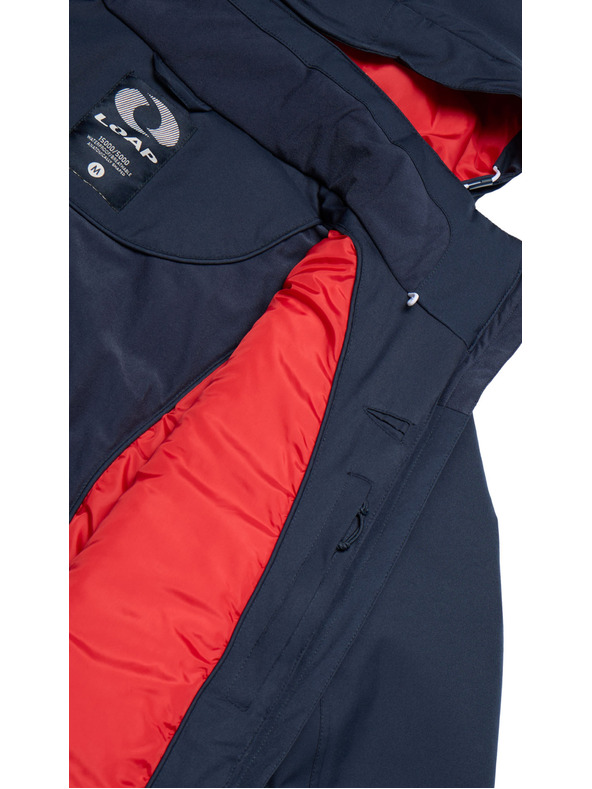 Loap Pánska lyžiarska bunda LOAP FEBISS Červená/Modrá