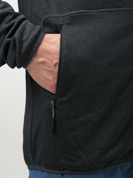 Loap Pánska technická mikina LOAP MOHER Tmavo sivá