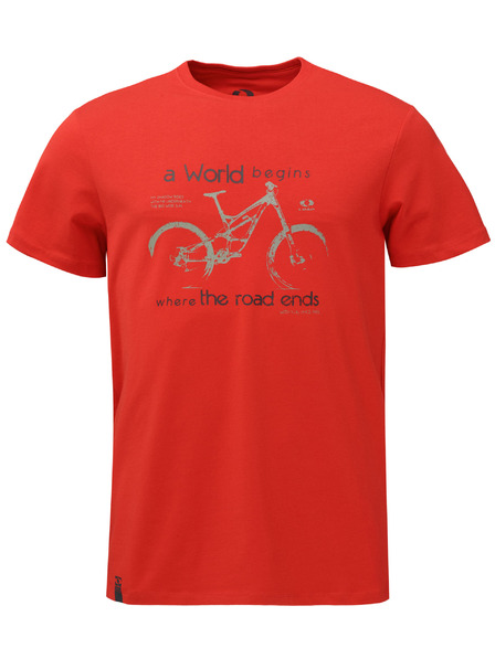 Loap Pánske tričko LOAP ALPEG Červená