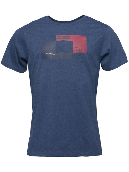 Loap Pánske tričko LOAP BOHEM Modrá