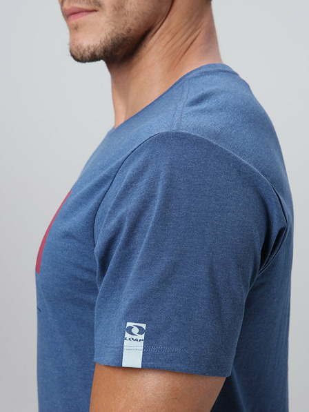 Loap Pánske tričko LOAP BOHEM Modrá