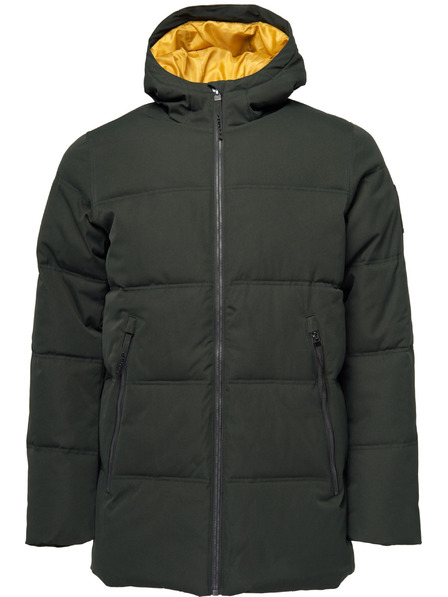 Loap Pánsky kabát LOAP NODAL Tmavě zelená