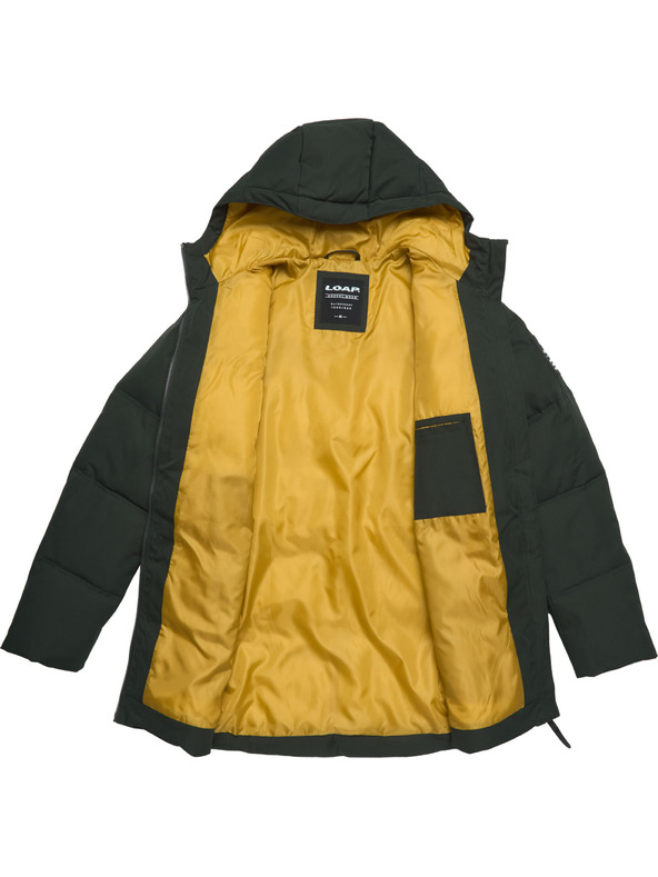 Loap Pánsky kabát LOAP NODAL Tmavě zelená