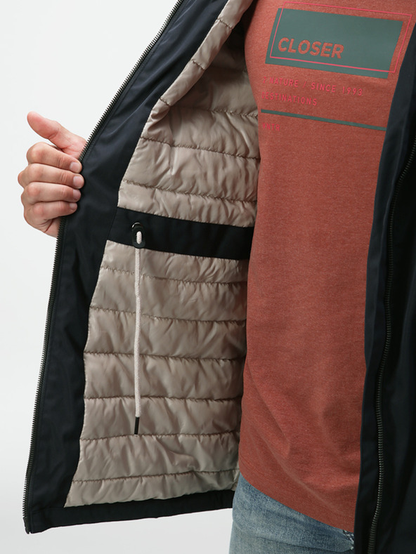 Loap Pánsky zimný kabát LOAP NORBERT Tmavě sivá