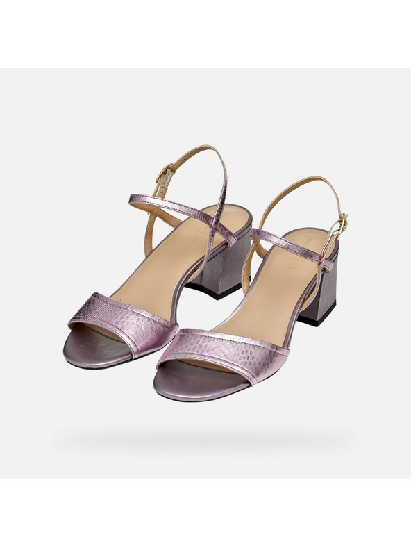 Geox Fialové dámske sandále Geox New Eraklia 50