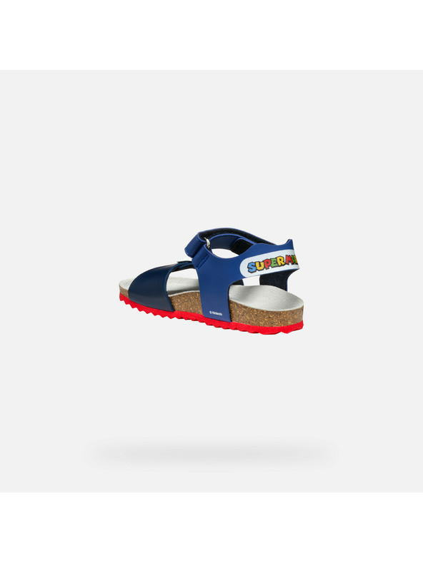 Geox Modré chlapčenské sandále Geox Ghita