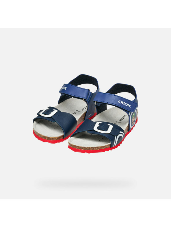 Geox Modré chlapčenské sandále Geox Ghita