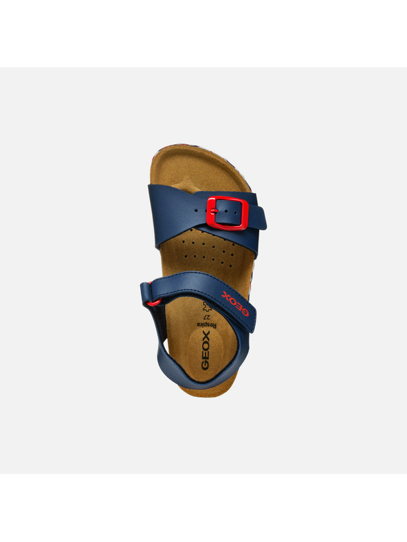 Geox Tmavomodré chlapčenské sandále Geox Ghita