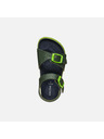 Geox Zelené chlapčenské sandále Geox Ghita