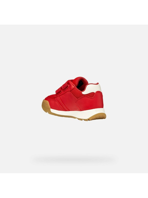 Geox Červené chlapčenské tenisky Geox Rann-E