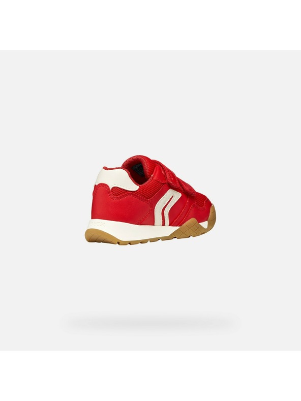 Geox Červené chlapčenské tenisky Geox Rann-E