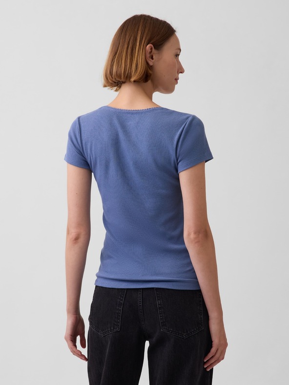 GAP Rebrované tričko s logom GAP