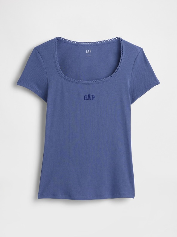 GAP Rebrované tričko s logom GAP