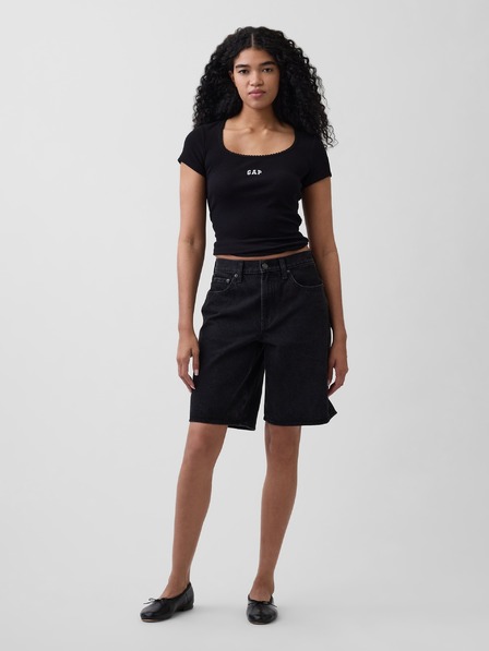 GAP Rebrované tričko s logom GAP