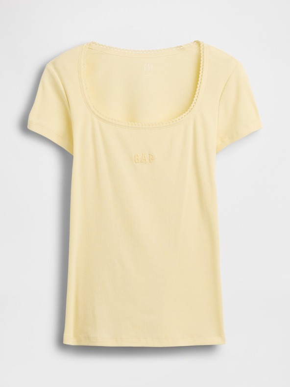 GAP Rebrované tričko s logom GAP