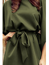 numoco SOFIA Motýľové šaty - KHAKI