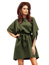 numoco SOFIA Motýľové šaty - KHAKI