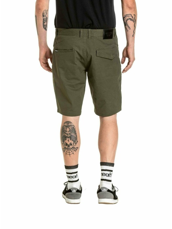 Meatfly Meatfly pánske kraťasy Anthrax 2.0 Dark Olive