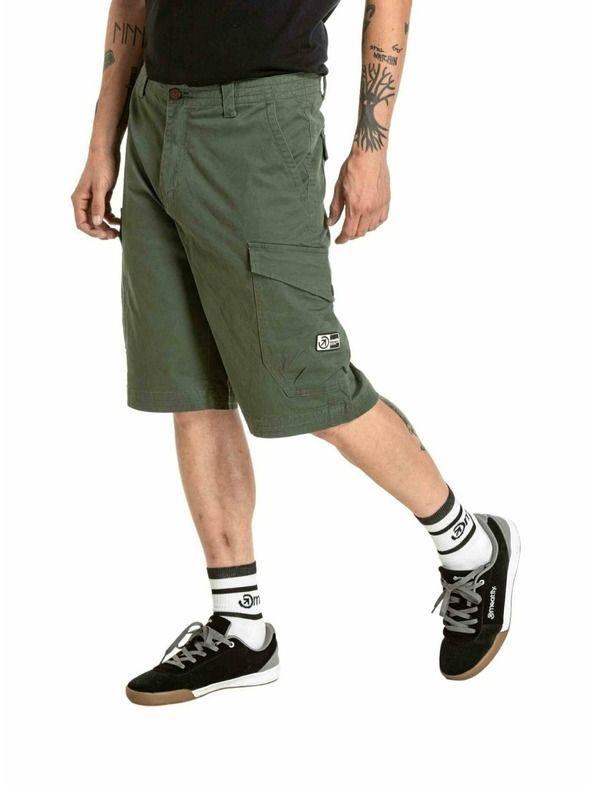 Meatfly Meatfly pánske kraťasy Icon 2.0 Bronze Green