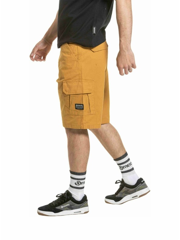 Meatfly Meatfly pánske kraťasy Syndrom Beige Ripstop
