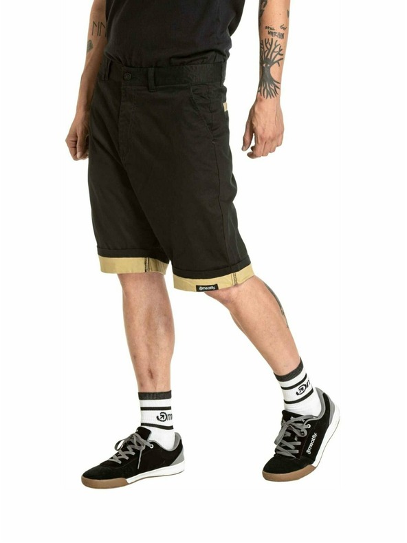 Meatfly Meatfly pánske kraťasy Barry 2.0 Black / Latte