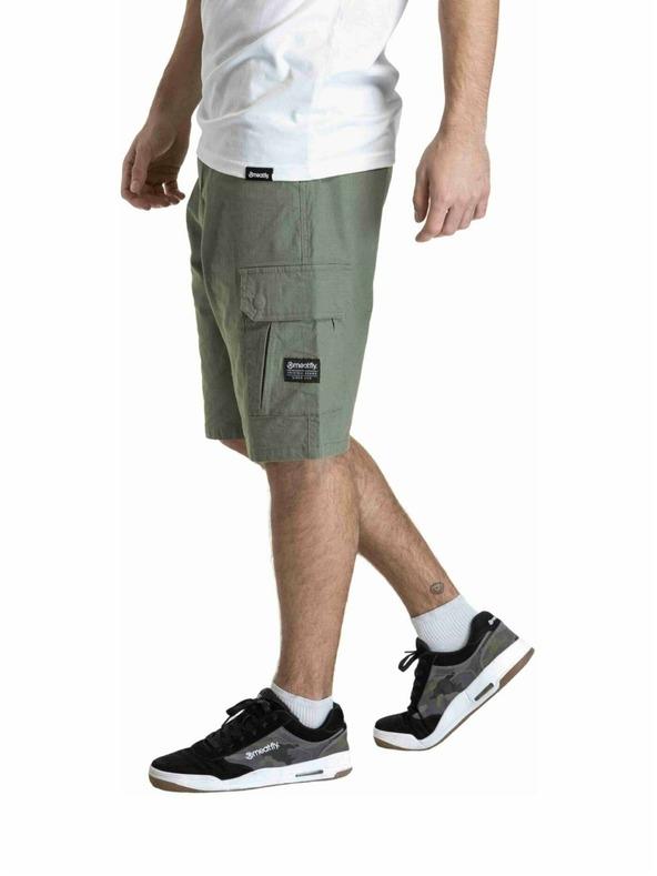 Meatfly Meatfly pánske kraťasy Syndrom Olive Ripstop