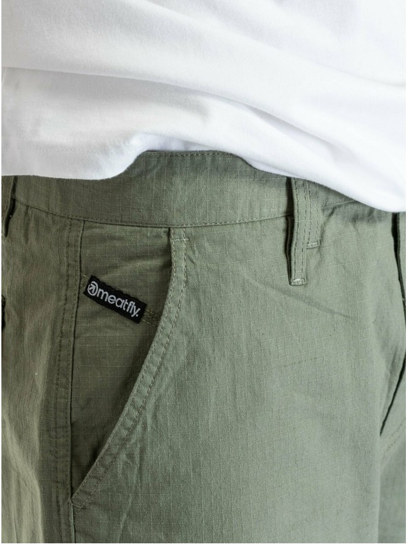 Meatfly Meatfly pánske kraťasy Syndrom Olive Ripstop