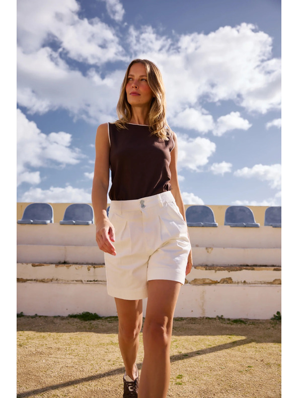 Moodo Top hnedý Moodo