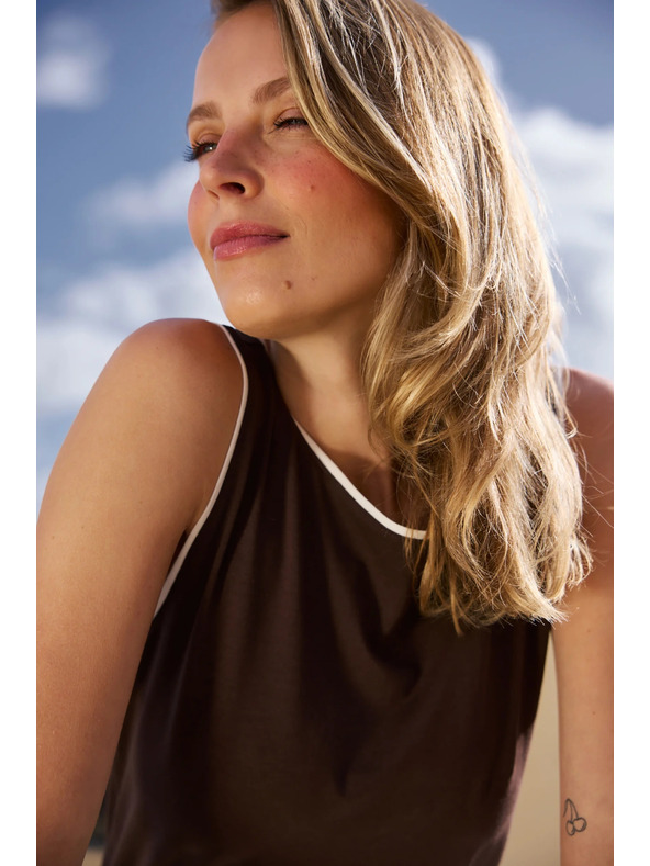 Moodo Top hnedý Moodo