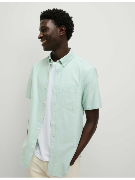 Marks & Spencer Oxfordská košeľa z čistej bavlny The Ultimate Marks & Spencer zelená