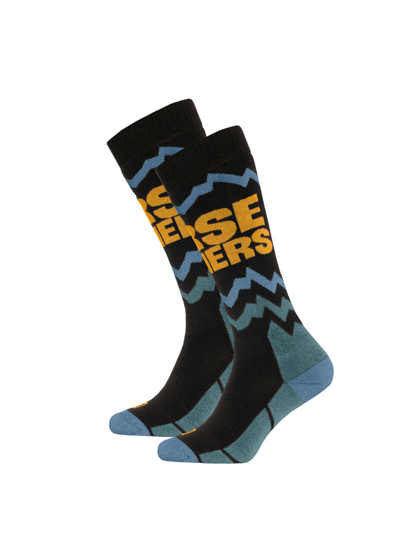 Horsefeathers Detské snowboardové ponožky Mitzi - moon