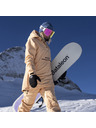 Horsefeathers Snowboardové okuliare Lynx - white/mirror pink