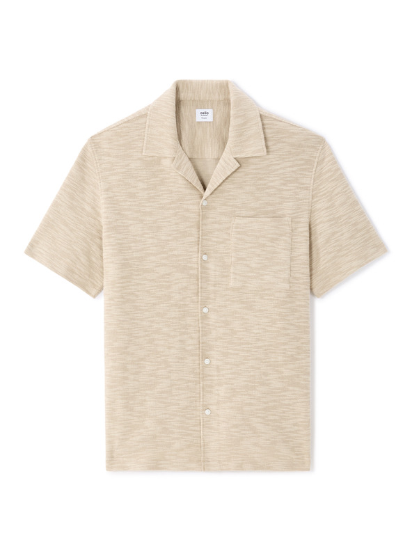 Celio Košeľa Naprio s krátkym rukávom