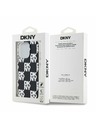 DKNY Zadný kryt PC/TPU s károvaným vzorom pre iPhone 15 Pro čierny DKNY