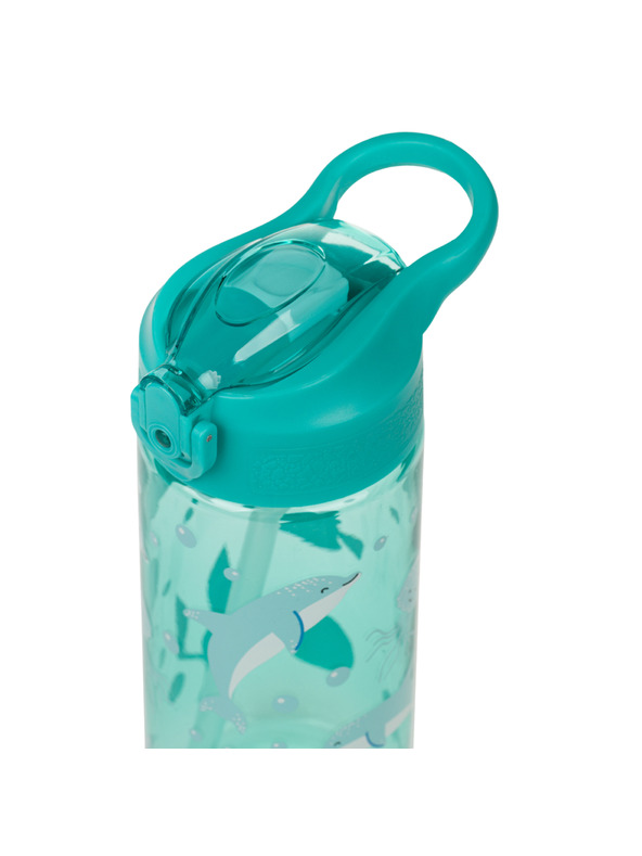 BAAGL  BAAGL Tritánová fľaša na pitie so slamkou Delfín 500 ml