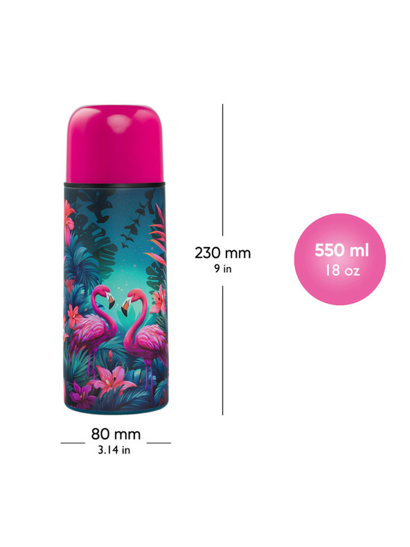BAAGL  BAAGL Termofľaša Plameniaky, 550 ml