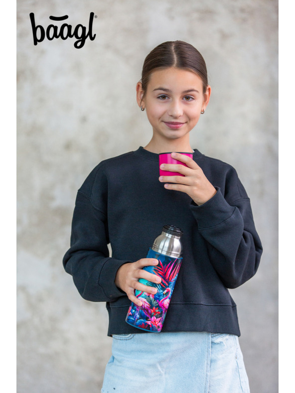BAAGL  BAAGL Termofľaša Plameniaky, 550 ml
