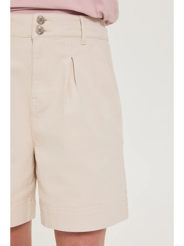 Moodo Hladké šortky béžové Moodo