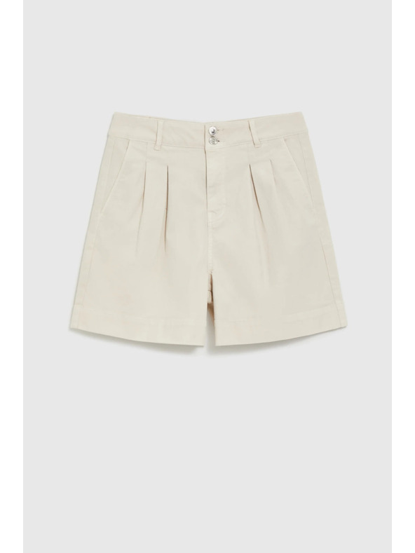 Moodo Hladké šortky béžové Moodo