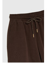 Moodo Bavlnené šortky hnedé Moodo