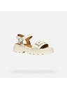 Geox Krémové dámske sandále Geox Adacter S B