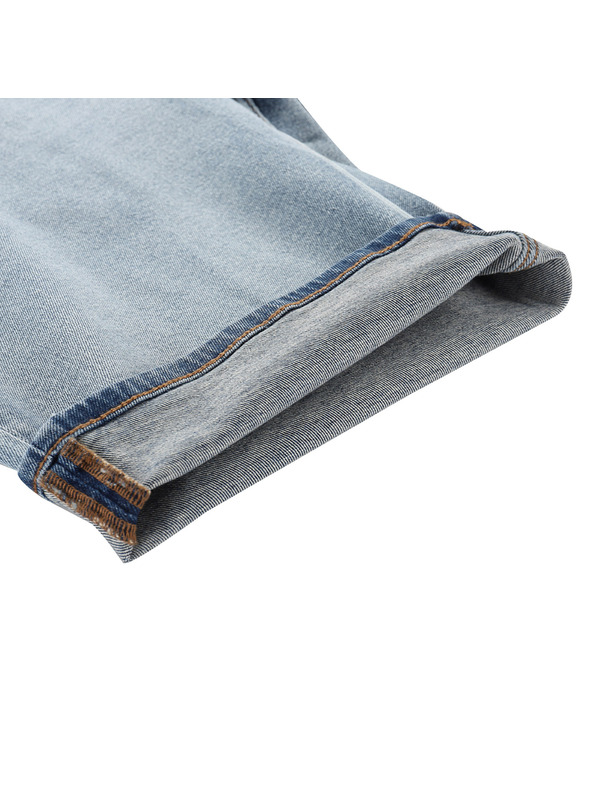 ALPINE PRO Pánske džínsové šortky ALPINE PRO JENNER mood indigo